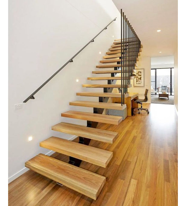 steel railing stringer staircase
