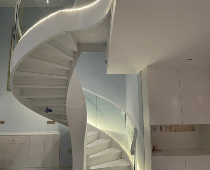 Steel Spiral Staircase