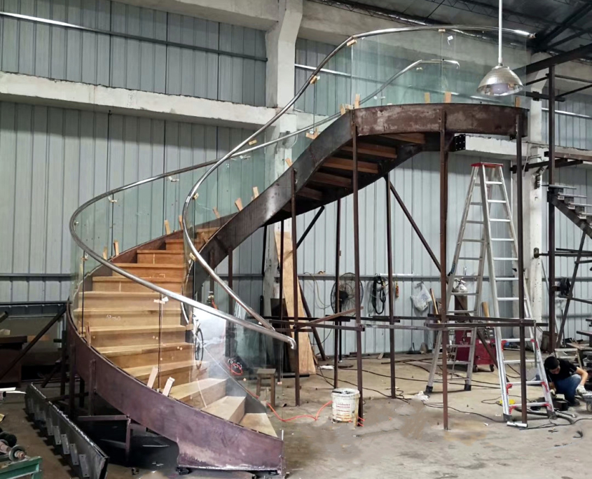 Steel Spiral Staircase