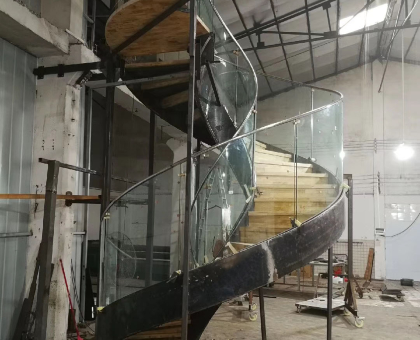 Steel Spiral Staircase